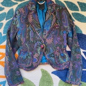 The Limited Paisley Blazer